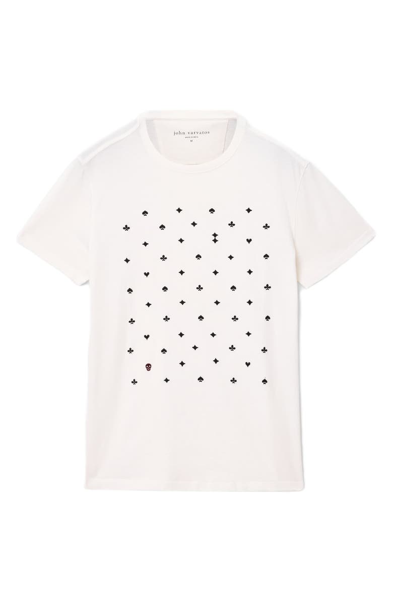 John Varvatos Suits Organic Cotton T-Shirt, Main, color, Salt