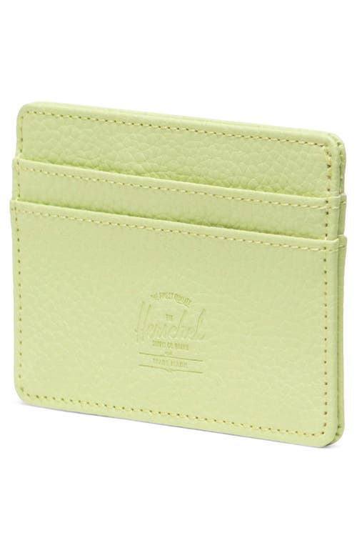 HERSCHEL SUPPLY CO HERSCHEL SUPPLY CO. CHARLIE RFID FAUX LEATHER CARD HOLDER