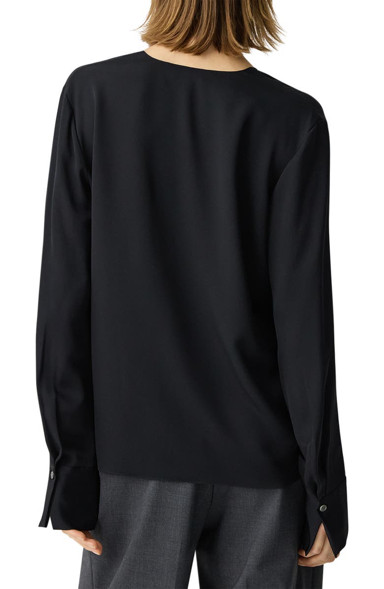 Theory Hidden Slit Silk Top, Alternate, color,