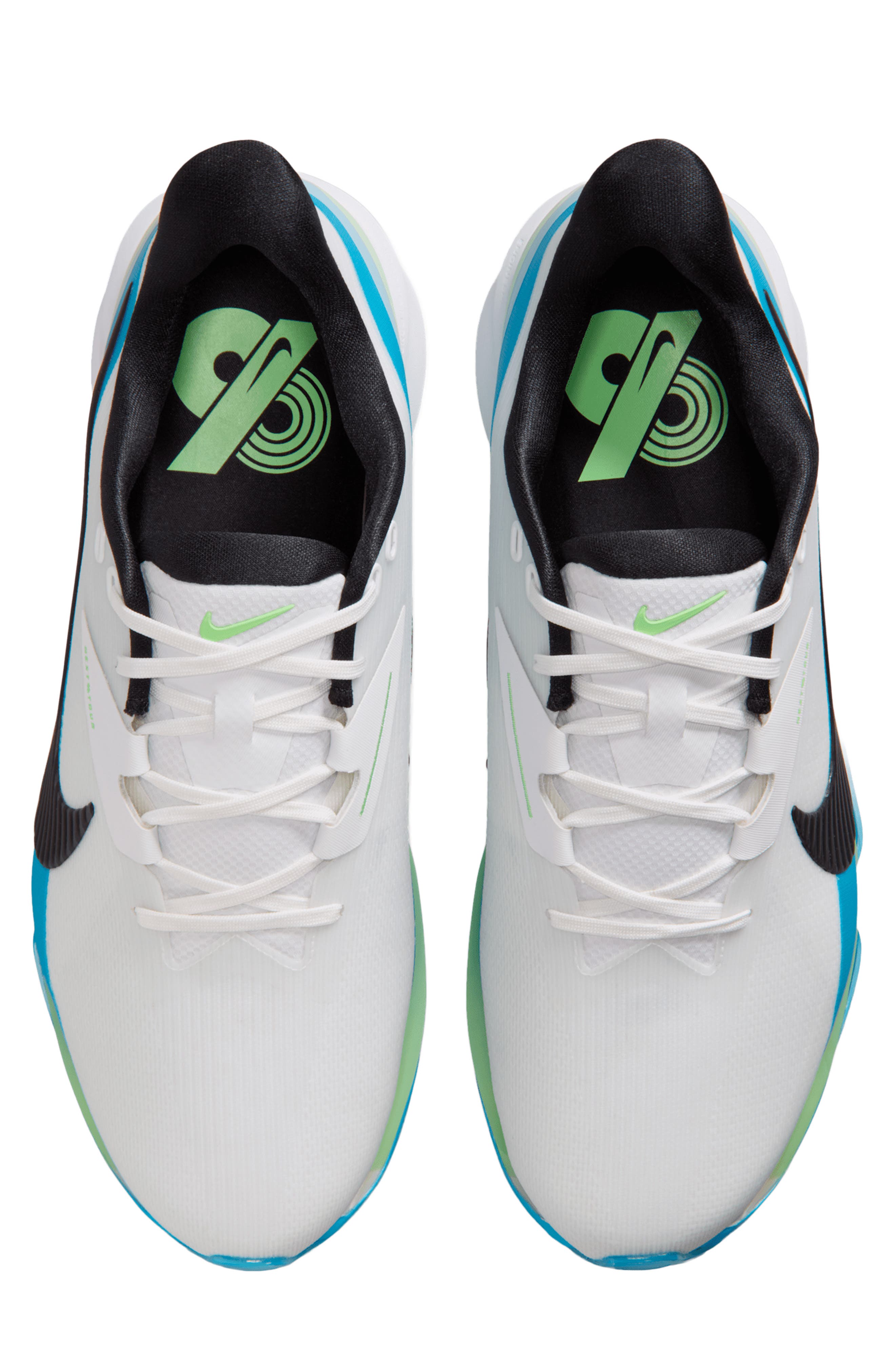 Next% TOUR 3 Waterproof Golf Shoe, Alternate, color, WHITE/ LIGHT BLUE/ BLACK