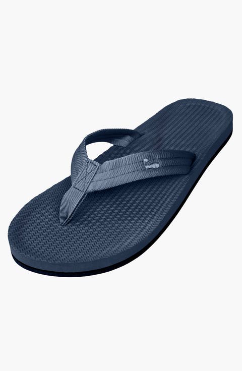 Responsibly-Made Tire Sole Easy Living Flip Flops (Male)