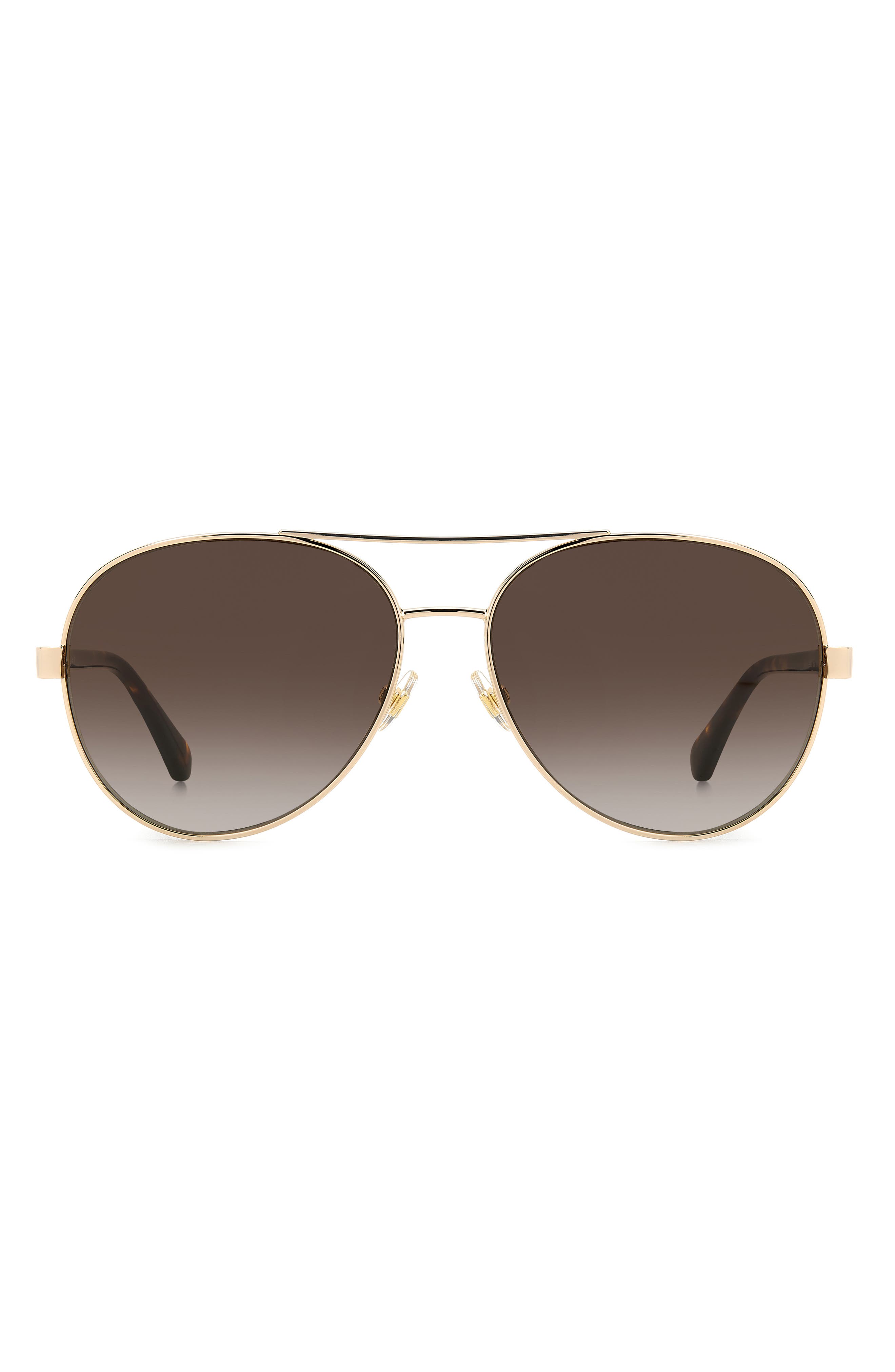 Kate Spade New York averie 58mm aviator sunglasses