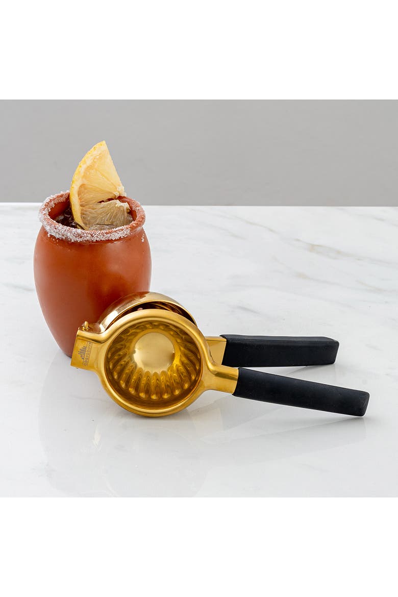 Gold Citrus Juicer, Alternate, color, Gold