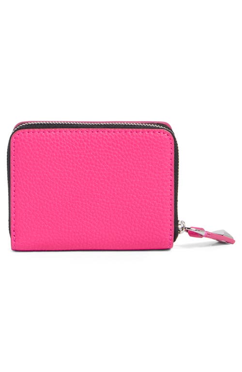 Marc Jacobs Mini Compact Zip Wallet In Pink