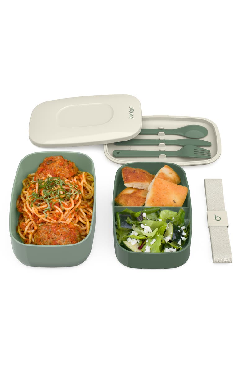 BENTGO Classic Lunch Box - Khaki Green, Alternate, color, Khaki Green