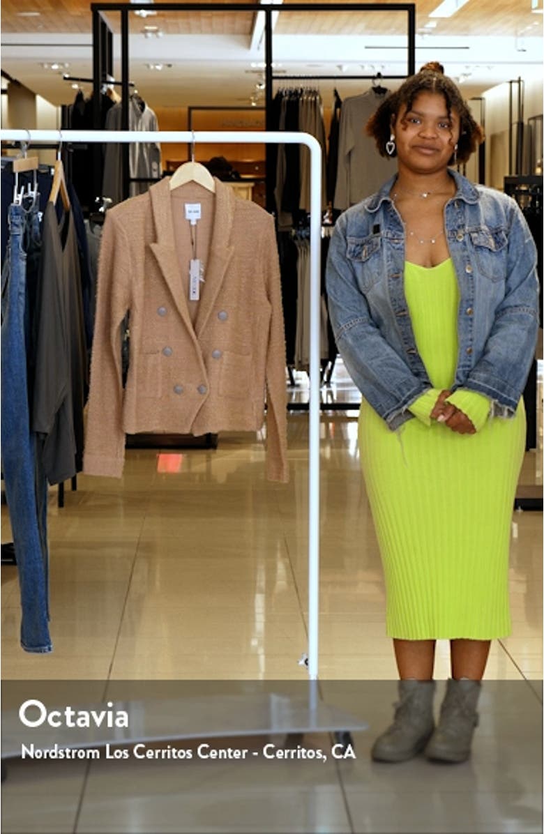 Textured Knit Blazer, sales video thumbnail