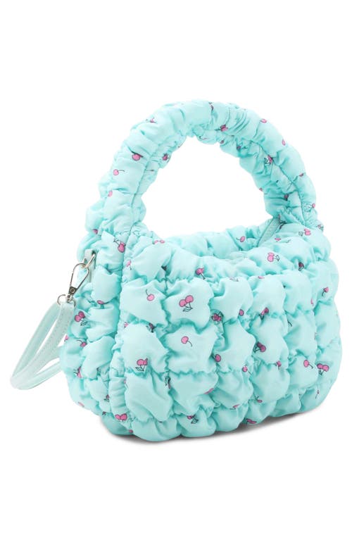 Omg Accessories Kids' Scrunch Quilted Hobo In Light Aqua