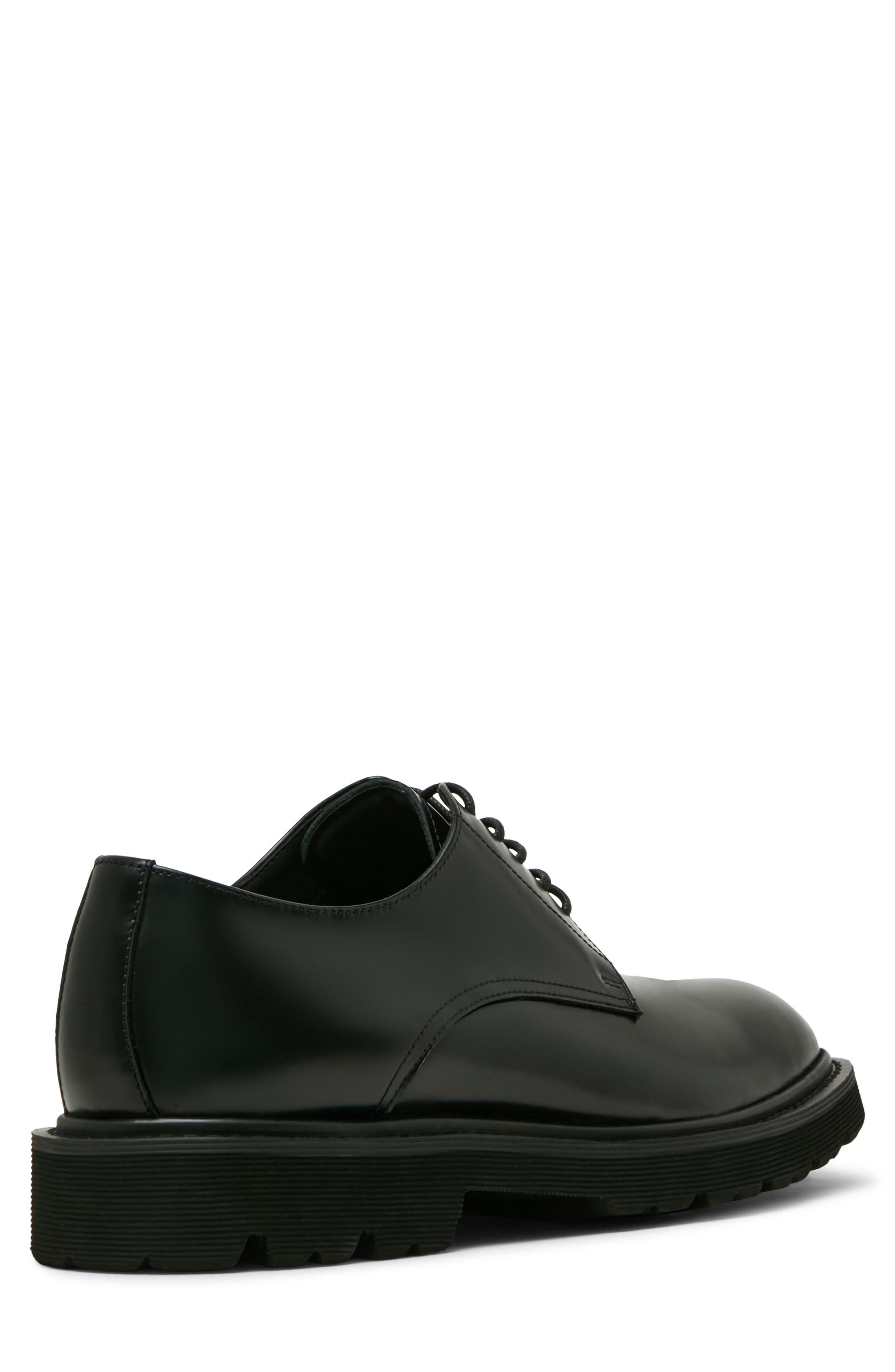 Ronan Leather Plain Toe Derby, Alternate, color, BLACK BOX