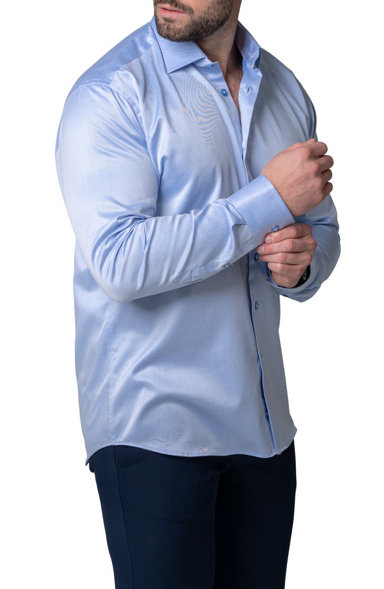 Maceoo Classic Modern Cotton Button-Up Shirt, Alternate, color, 