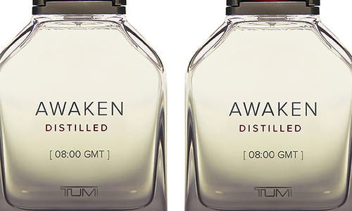 Tumi Awaken Distilled 8:00 Gmt Eau De Parfum Duo $330 Value In Transparent