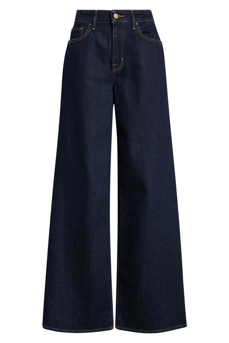 High Rise Wide Leg Jeans, Alternate, color, TRUE INDIGO WASH
