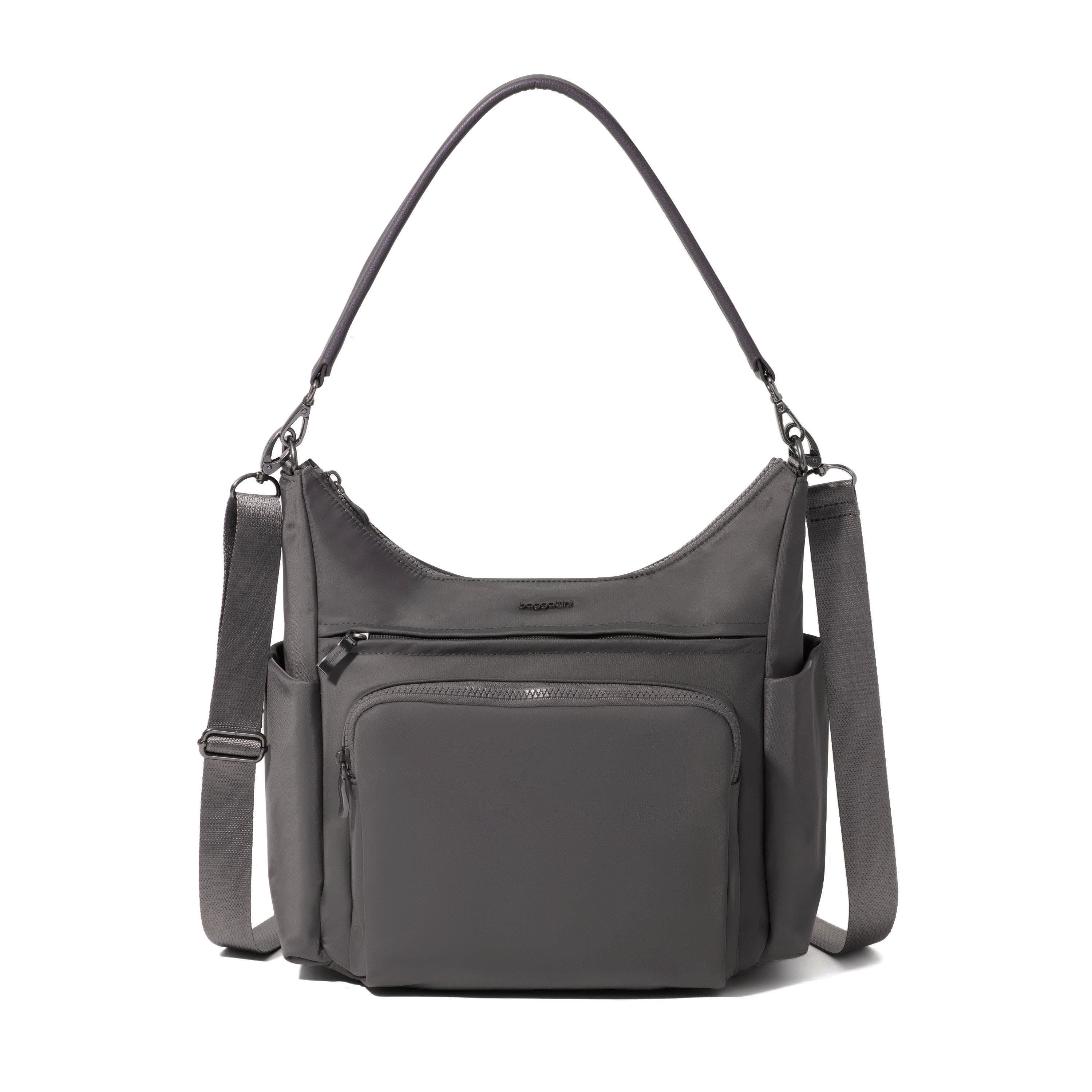 BAGGALLINI Nolita Convertible Hobo, Alternate, color, Smoke Twill