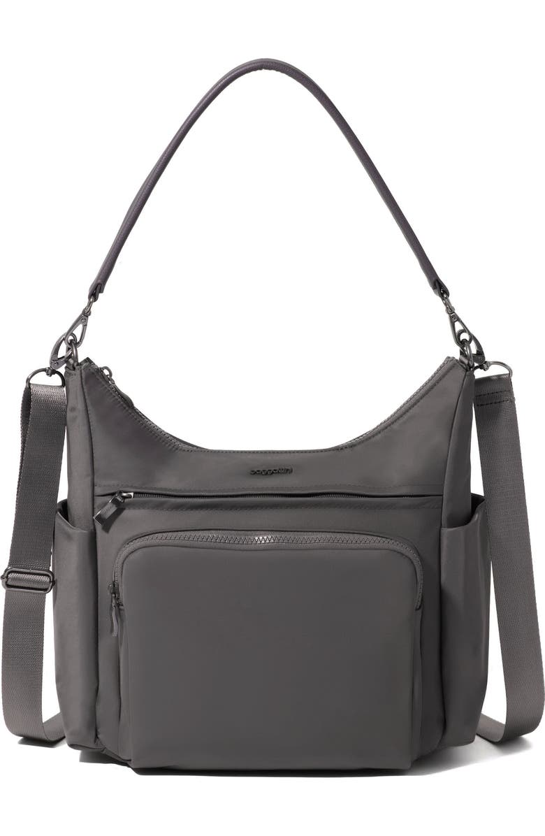 BAGGALLINI Nolita Convertible Hobo, Alternate, color, Smoke Twill