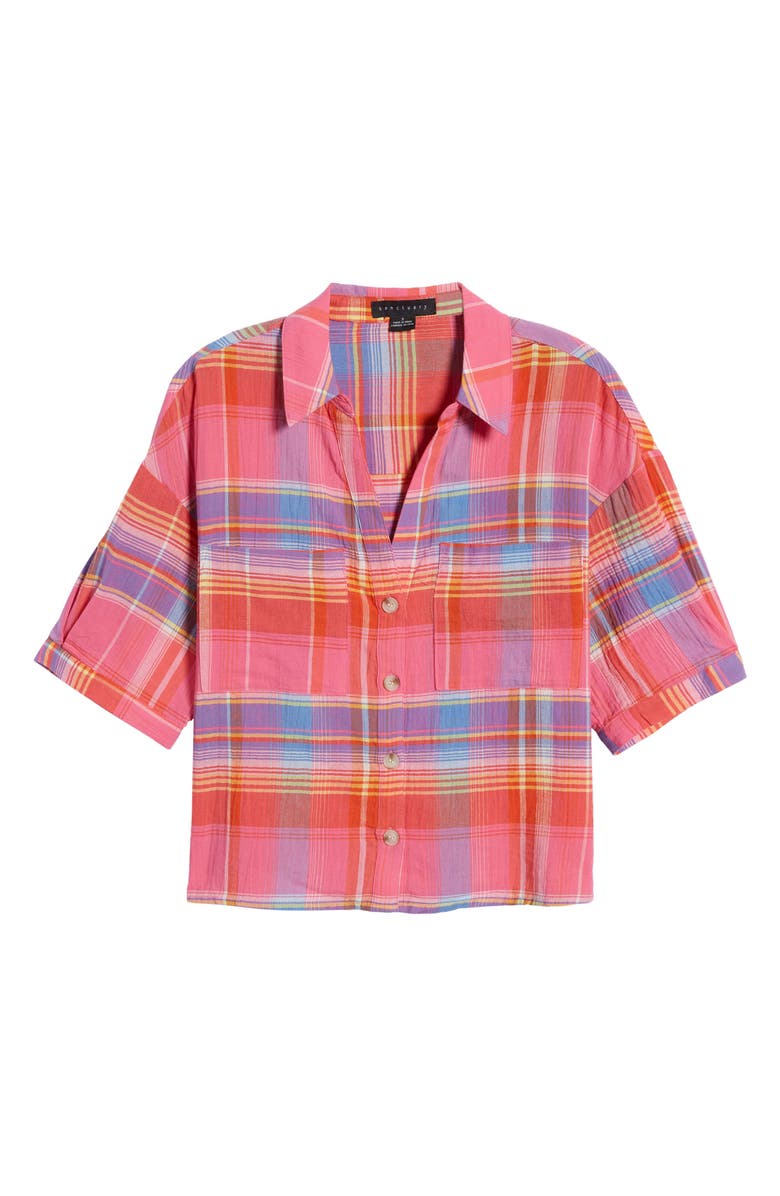 Sanctuary Easy Pocket Button-Up Shirt, Alternate, color,