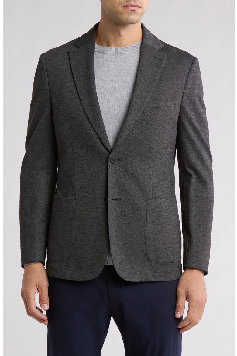 Woven Sport Coat, Main, color, GREY