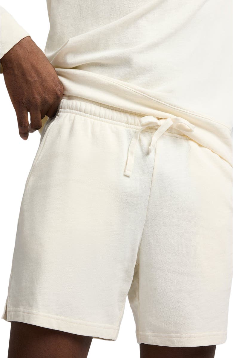 Onia Terry Slub Shorts 6", Alternate, color, Egret