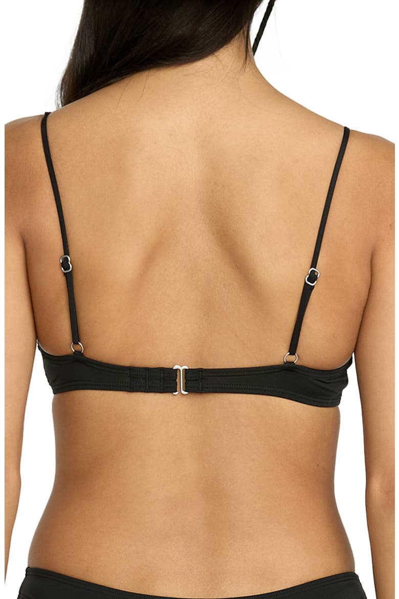 Sol Searcher Jaclyn Crop Bikini Top, Alternate, color, BLACK PEBBLE