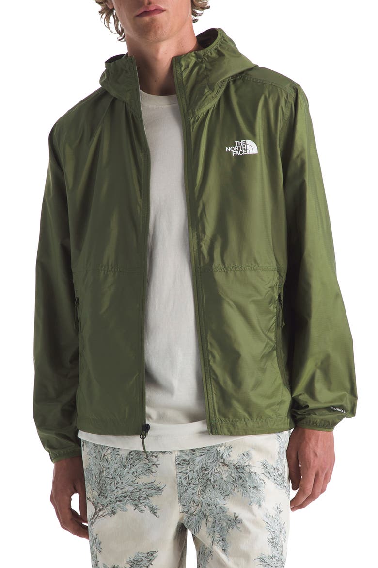 Cyclone WindWall Water Repellent Jacket, Main, color, WOODLAND GREEN