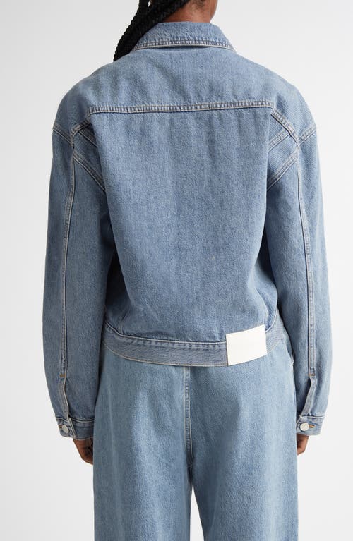 LOULOU DE SAISON LOULOU DE SAISON DAVE ORGANIC COTTON DENIM TRUCKER JACKET