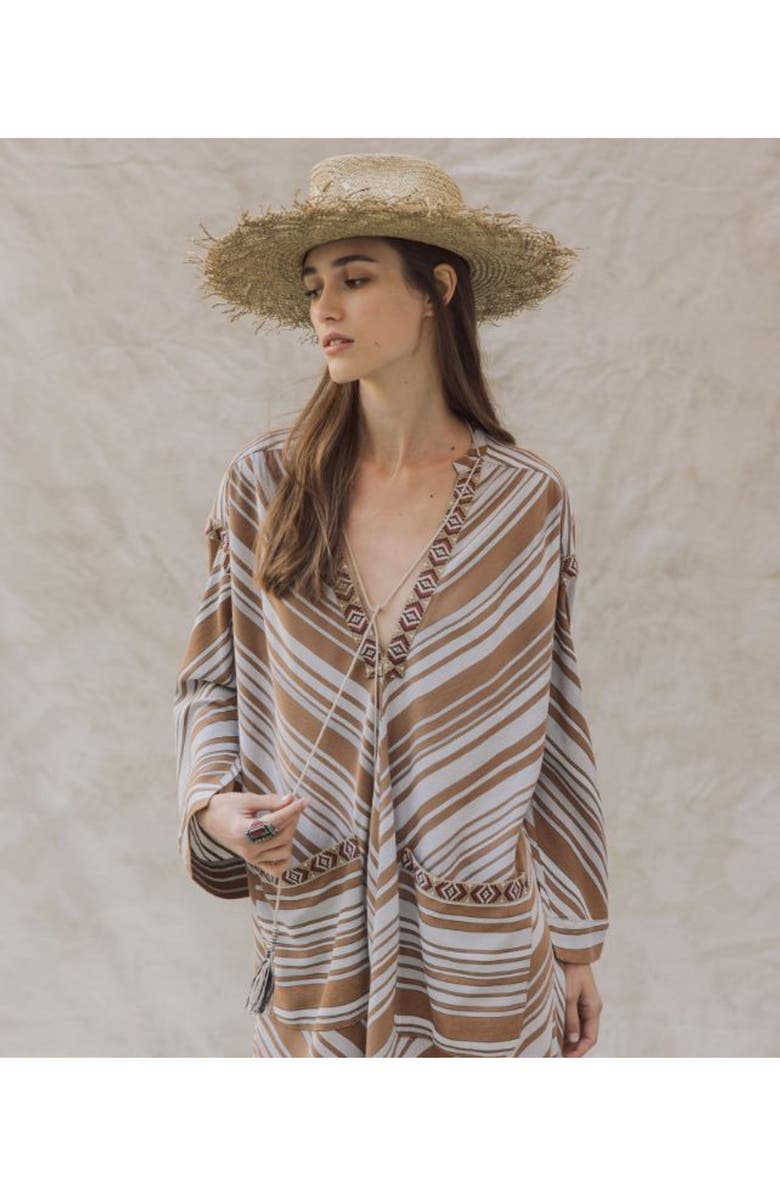 Fortela Caribe Straw Hat, Alternate, color, Natural