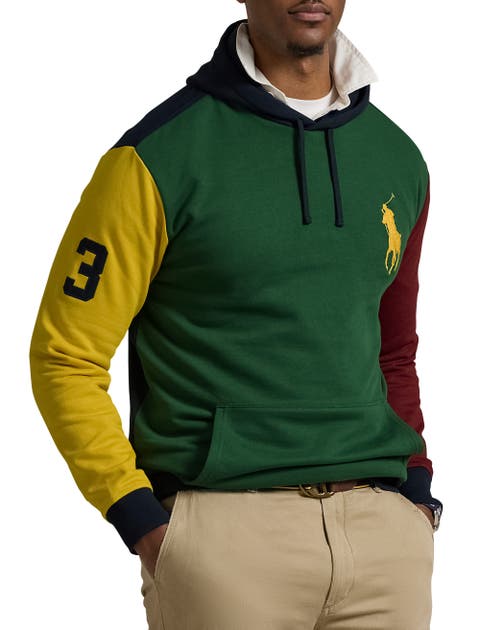 Big Pony Colorblocked Fleece Hoodie