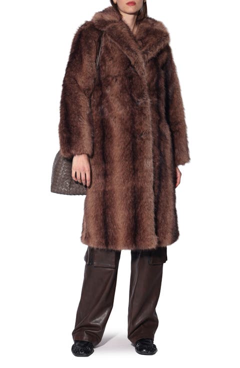 Pacey Faux Fur Midi Coat