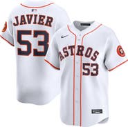 Nike Men's Nike Cristian Javier White Houston Astros Home Limited Player Jersey
