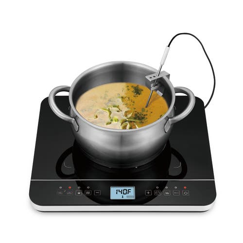 Salton Induction Cooktop With Temperature Probe In Black