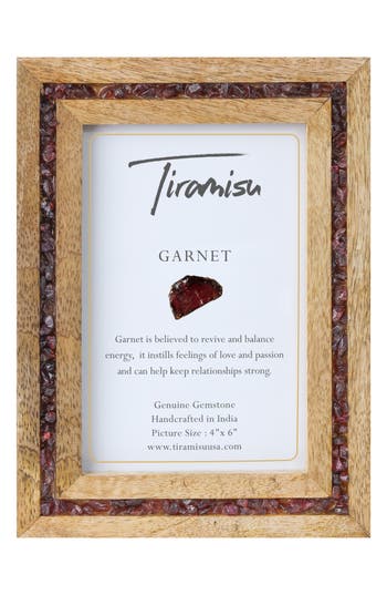 Tiramisu Moonglow Picture Frame In Garnet