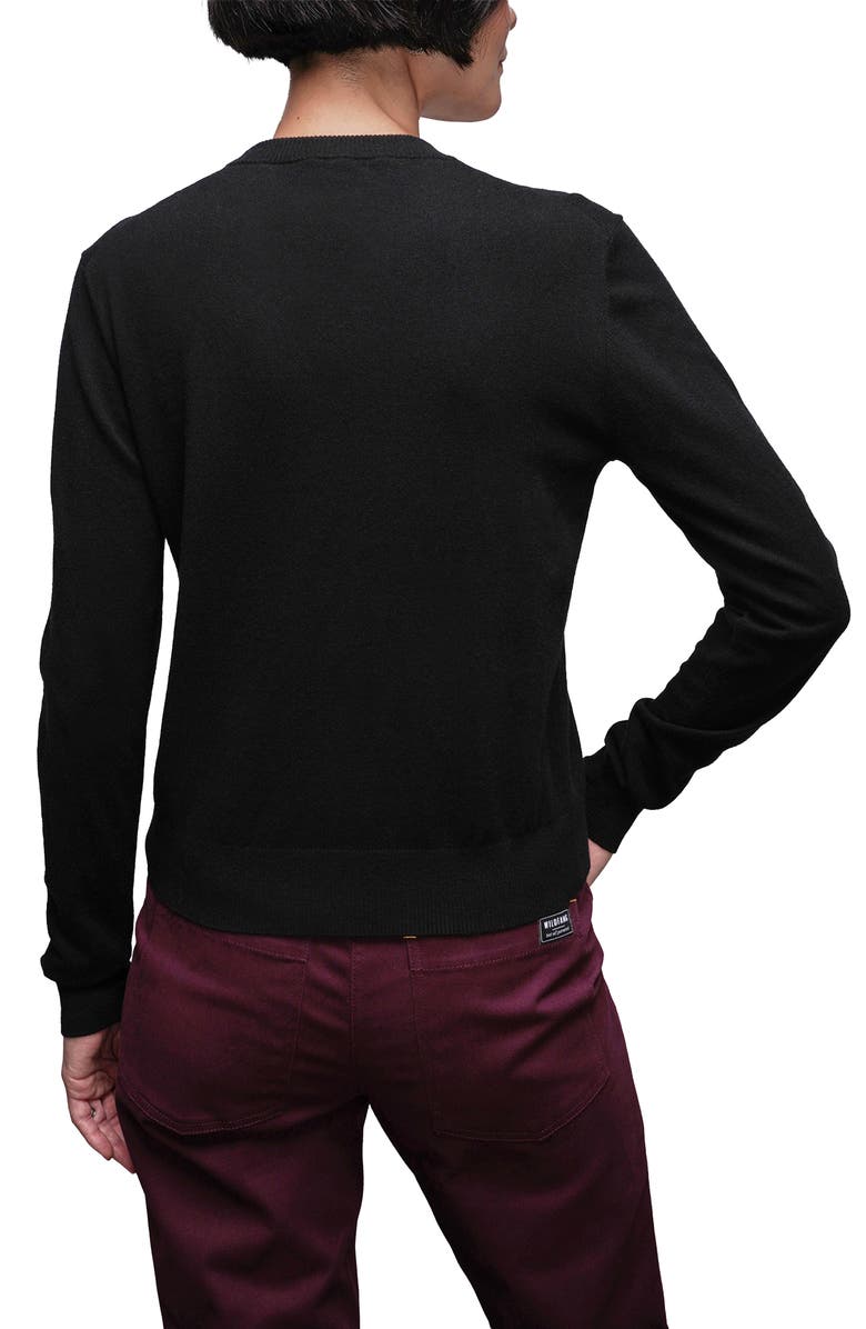 WILDFANG The Everyday Crew Neck Sweater, Alternate, color, Black