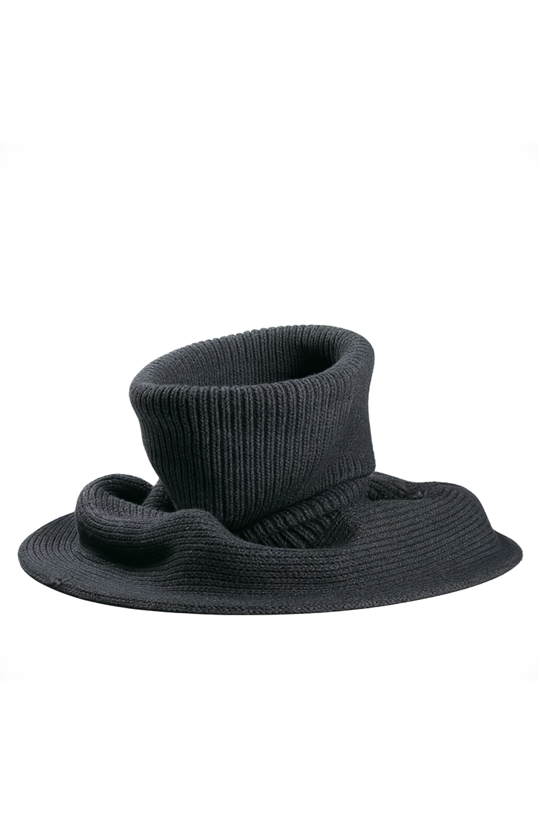 Nirvanna Designs Hank Neckwarmer, Main, color, Charcoal