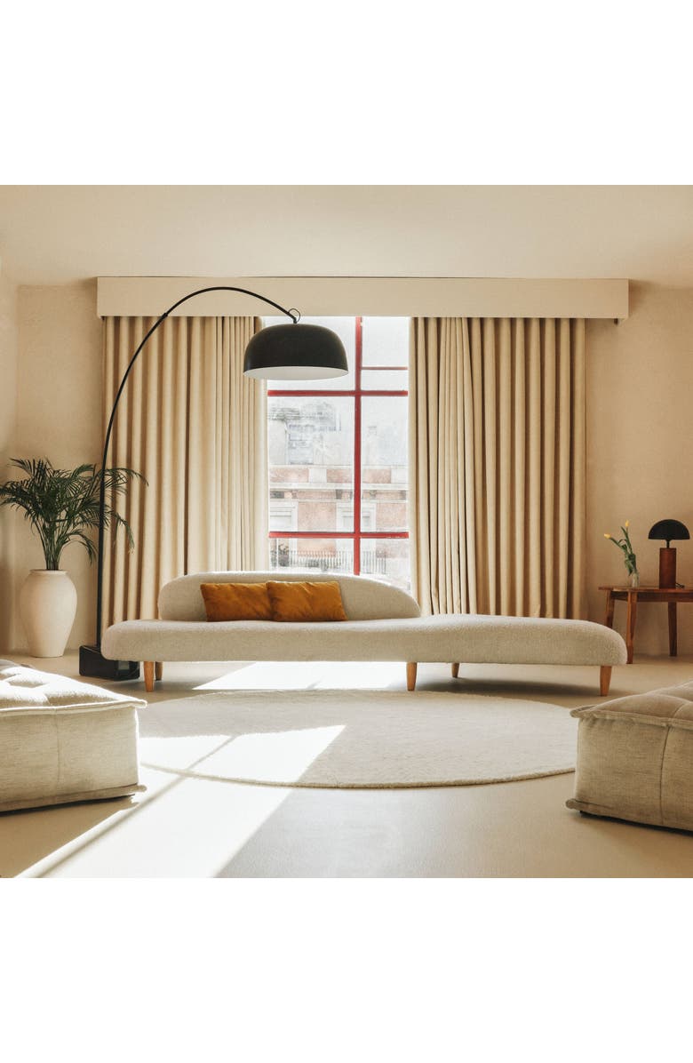 Lorena Canals Woolable rug Rond Natural, Alternate, color, Natural