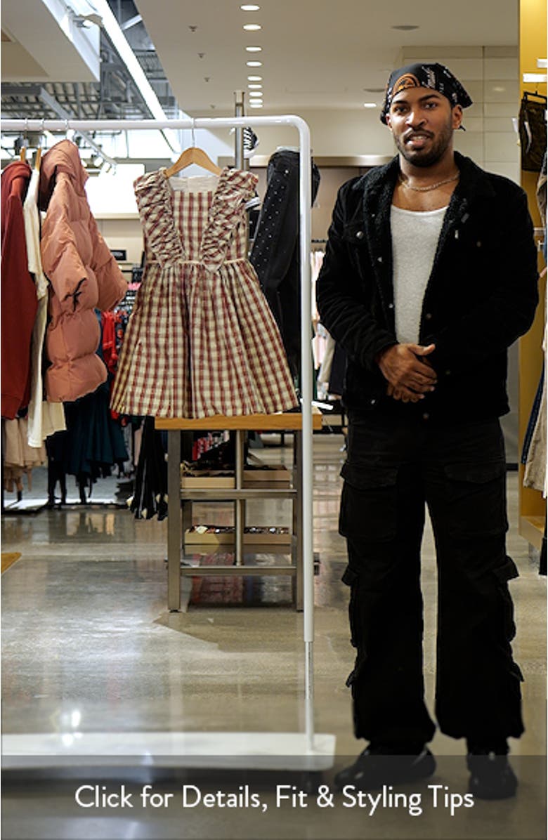 Kids' Victoria Plaid Ruffle Dress, sales video thumbnail