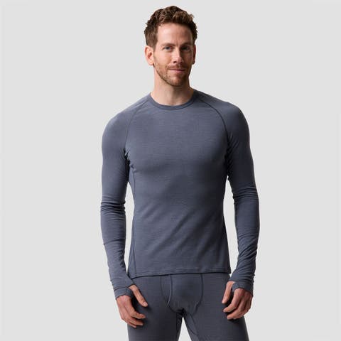 Men's Bga Cedars Rws Merino Lt-wt Baselayer Crew Top