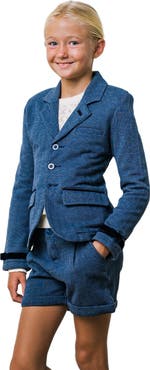 Hope & Henry Girls' Fleece Dress Short, Toddler