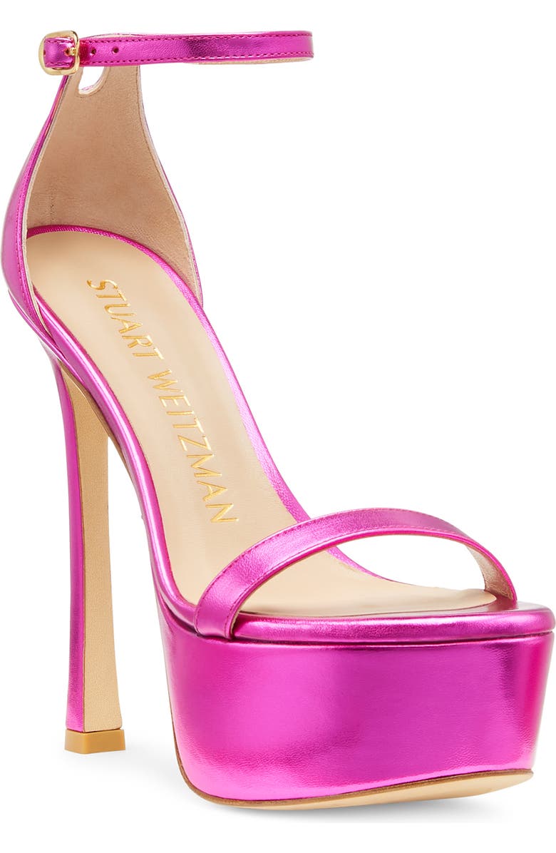Stuart Weitzman Nudistcurve Platform Sandal, Main, color,