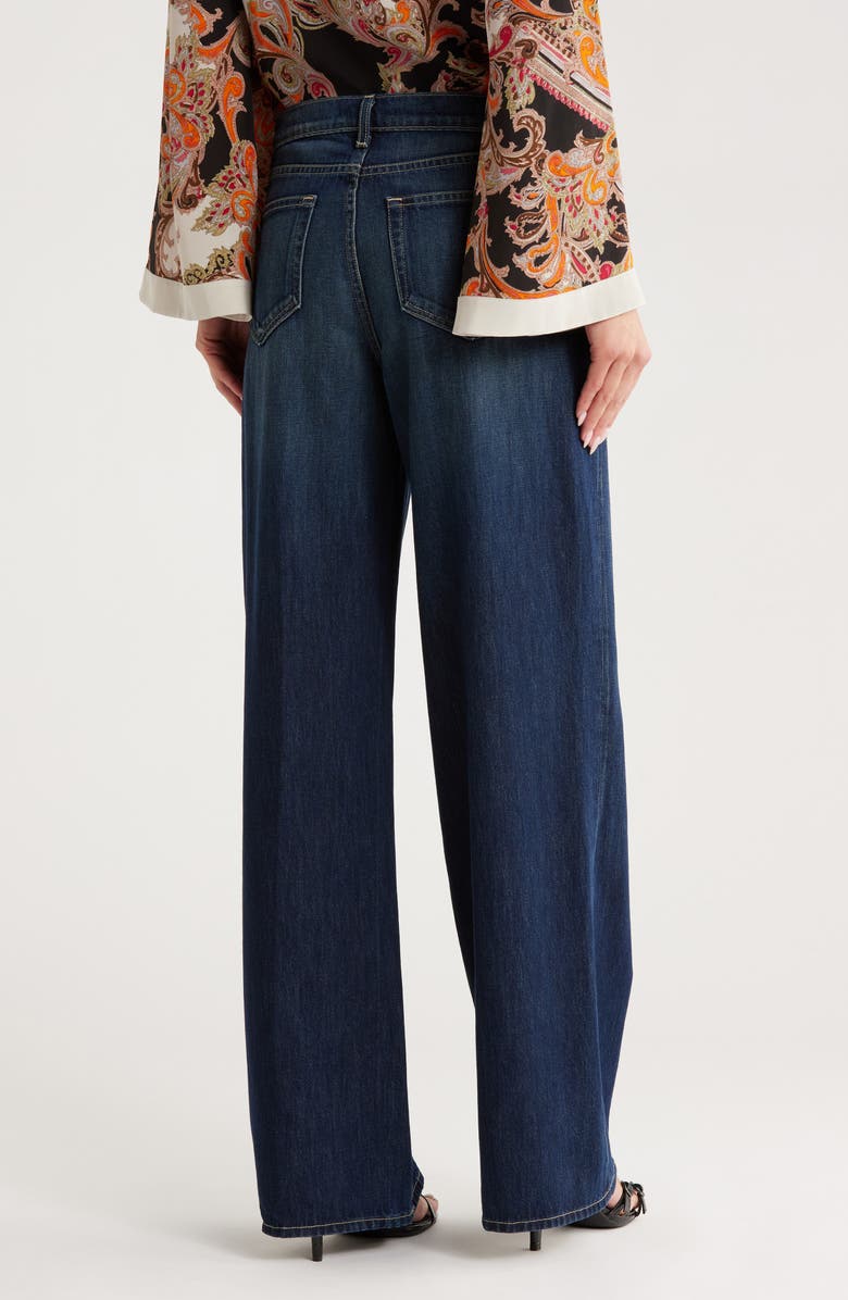 L'AGENCE Alicent High Waist Wide Leg Jeans, Alternate, color, Merrit