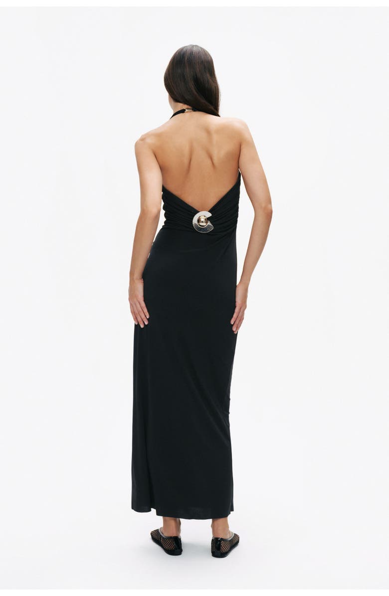 Nocturne Maxi Dress with Back Accessory, Alternate, color, 