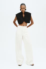 H&M Wide high waist jeans