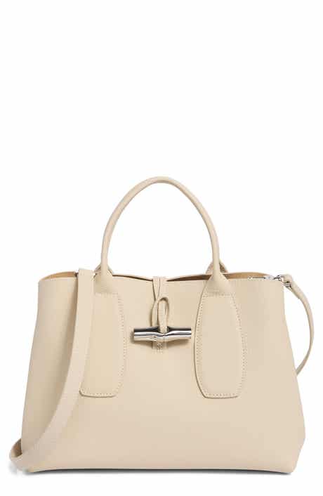 Longchamp Medium Roseau Leather Tote