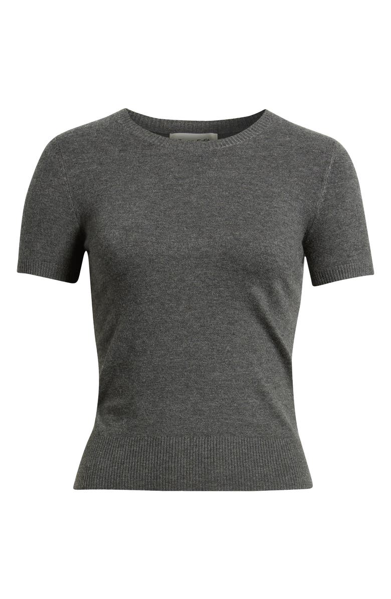 Open Edit Short Sleeve Sweater, Alternate, color, 