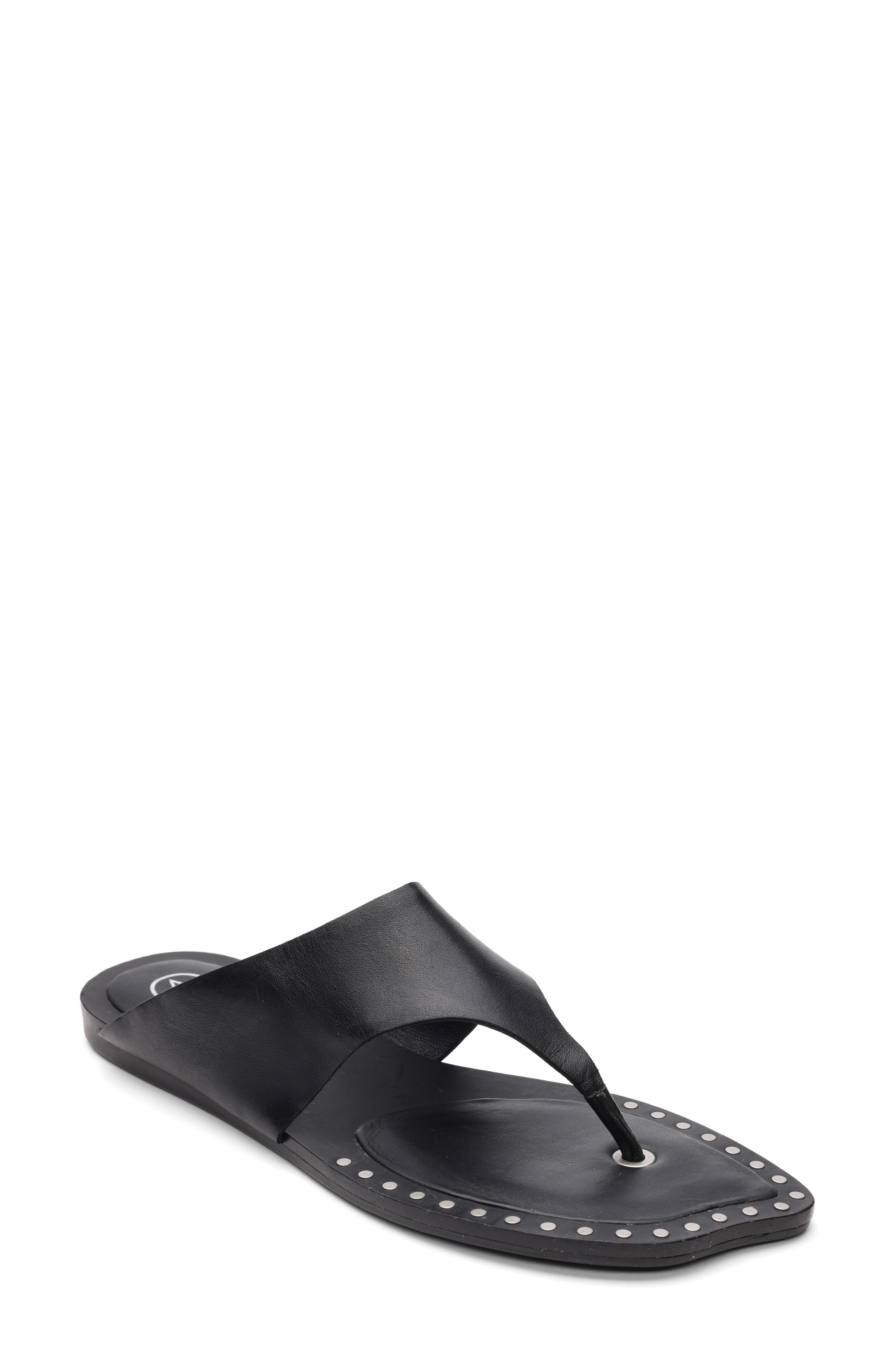 Ash Genius Flip Flop, Main, color, Black/ Black