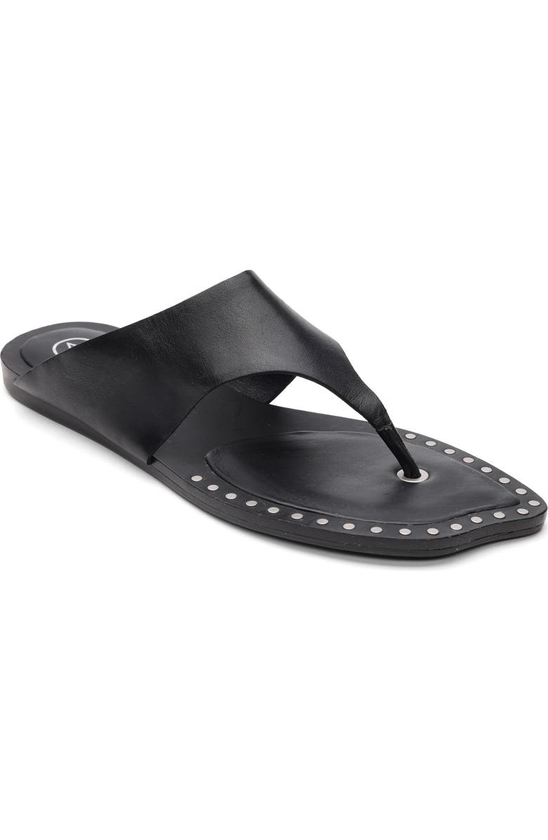 Ash Genius Flip Flop, Main, color, Black/ Black