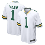Nike Men's Nike Micah Parsons White Green Bay Packers Game Player Jersey