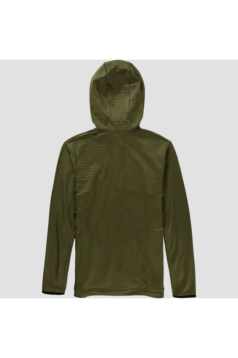 Bake Grid Full-Zip Hooded Fleece - Men's, Alternate, color, Tobacco