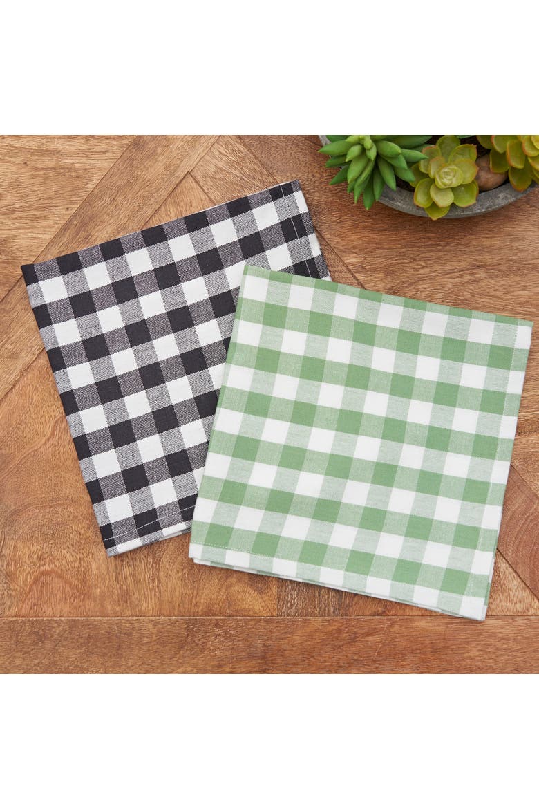 Ashford Black Napkin Set of 6, Alternate, color, Black