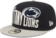 New Era Men's New Era Navy Penn State Nittany Lions Two-Tone Vintage Wave 9FIFTY Snapback Hat