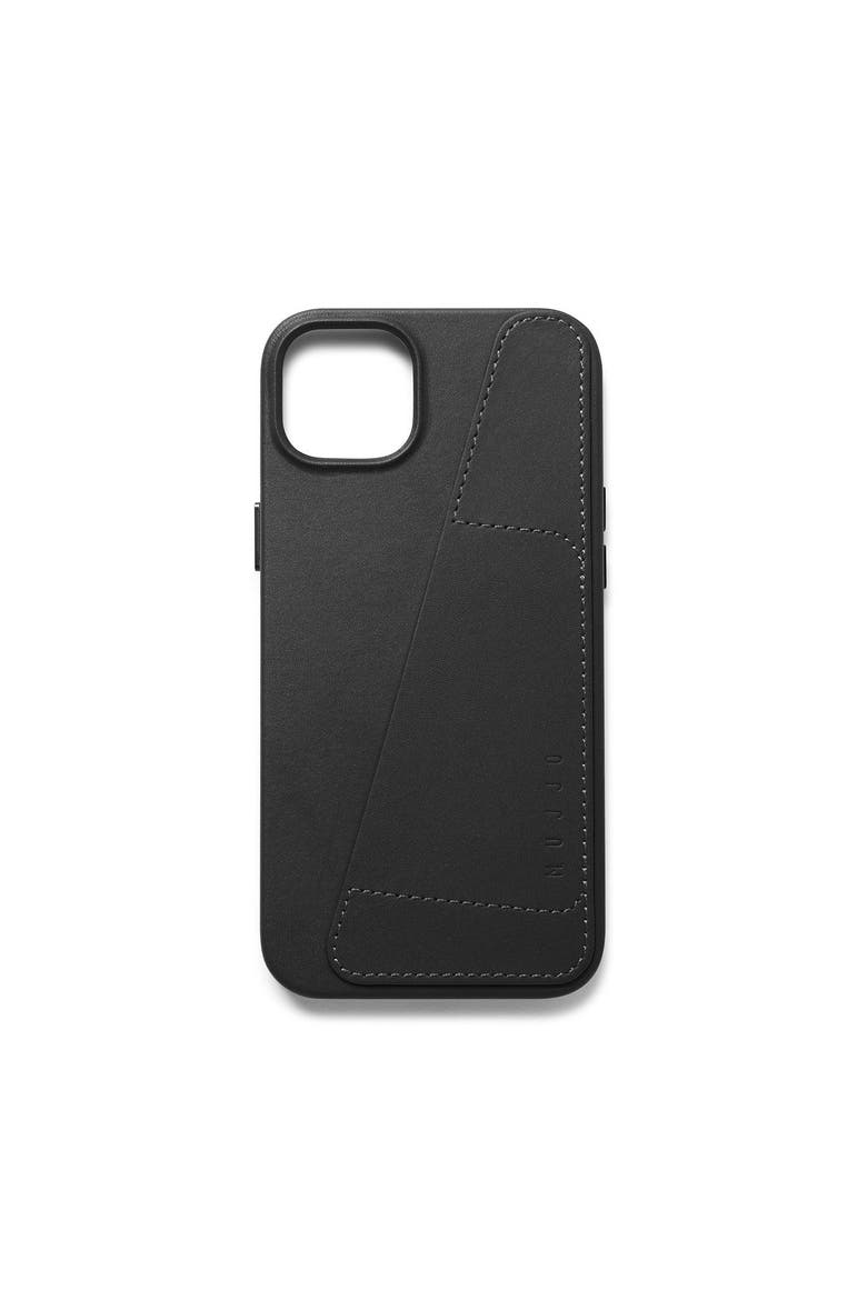 Full Leather MagSafe Wallet Case for iPhone 15 Plus and 14 Plus, Main, color, Black