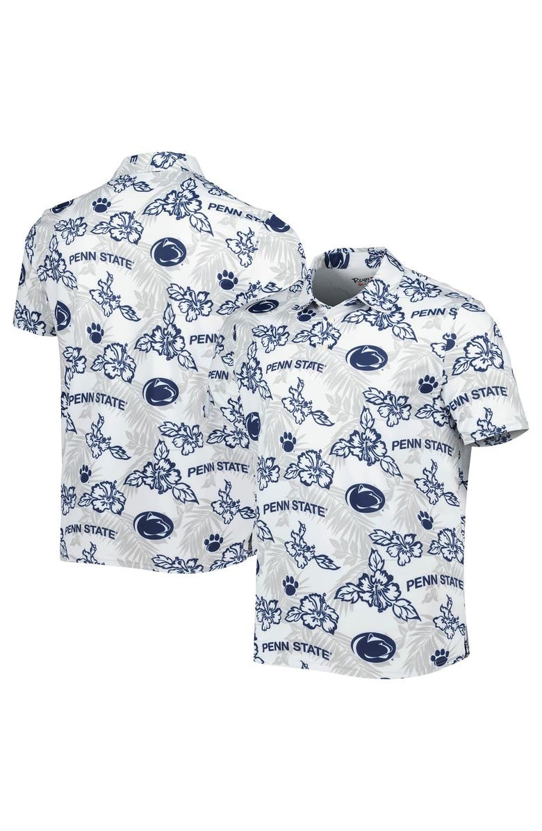 Reyn Spooner Men's Reyn Spooner White Penn State Nittany Lions Performance Polo, Main, color,