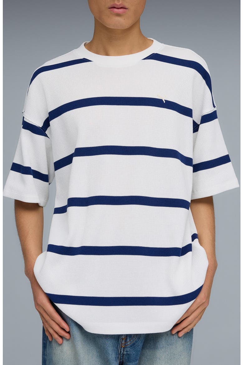 Select Essentials Waffle Knit T-Shirt, Main, color, PUMA WHITE
